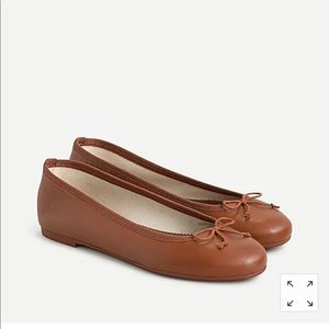 LEATHER BALLET FLATS